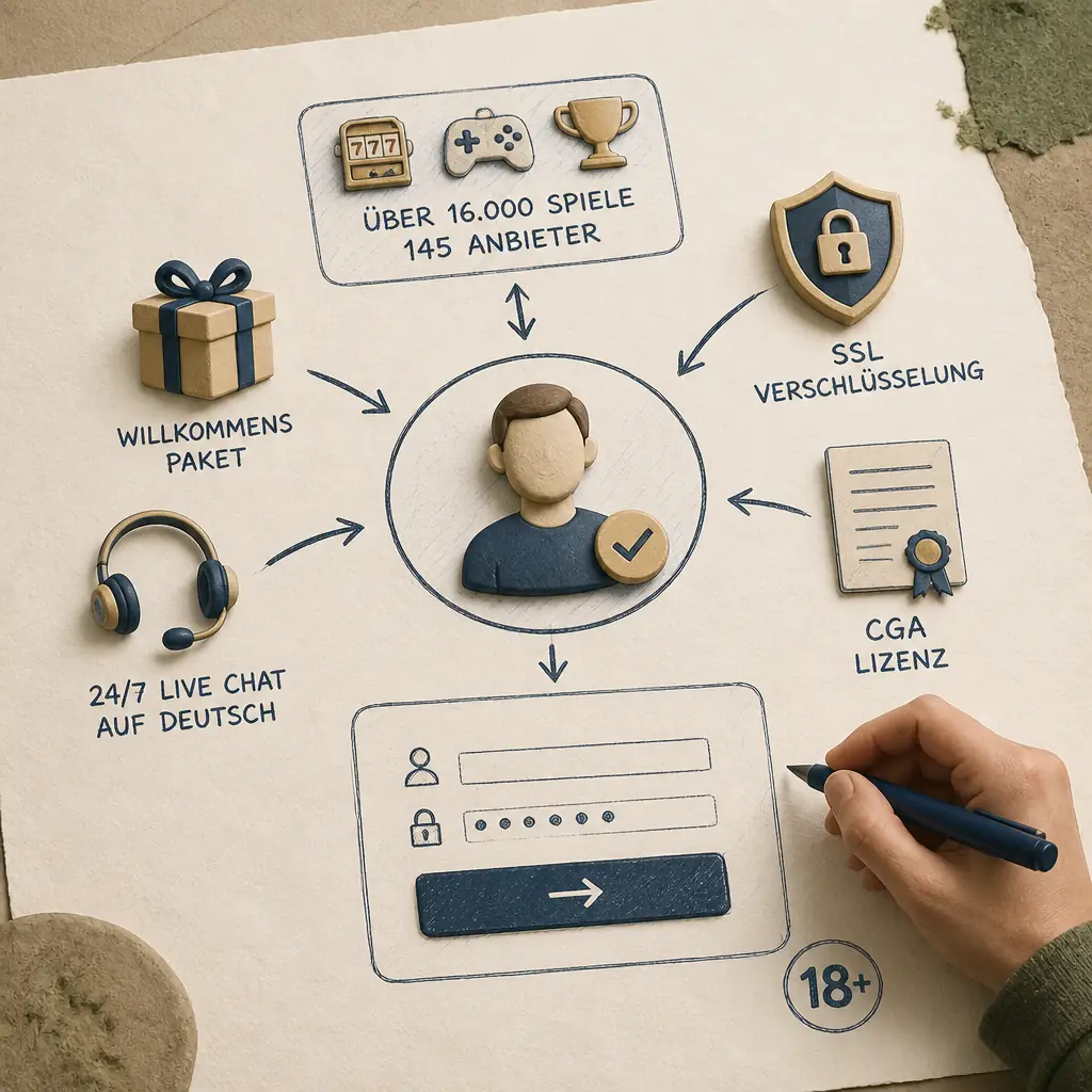 Lukki Casino Login visual guide for Lukki Casino